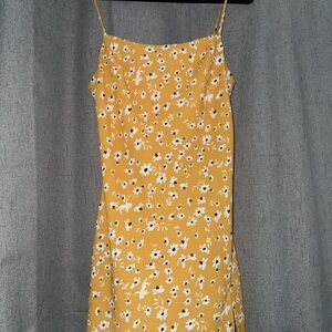 Princess Polly Yellow Gold Spaghetti Strap Sundress